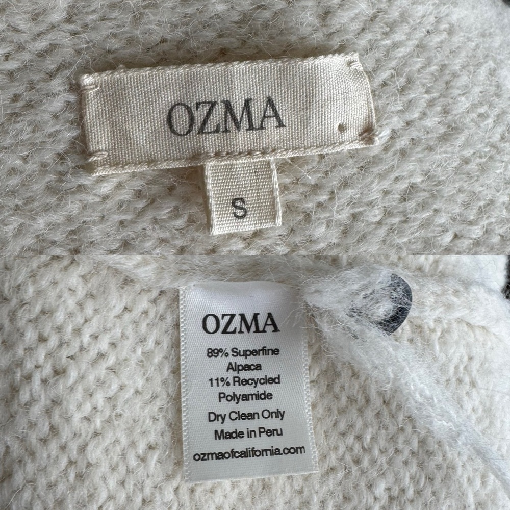 OZMA The Penny Cardigan Ivory Cream Small - Picture 11 of 12